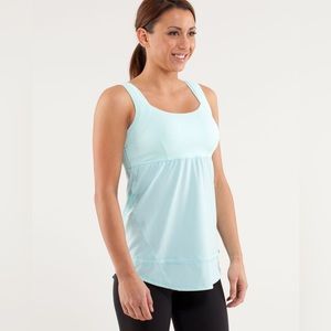 Lululemon Women’s Run Chase Me Tank Aquamarine